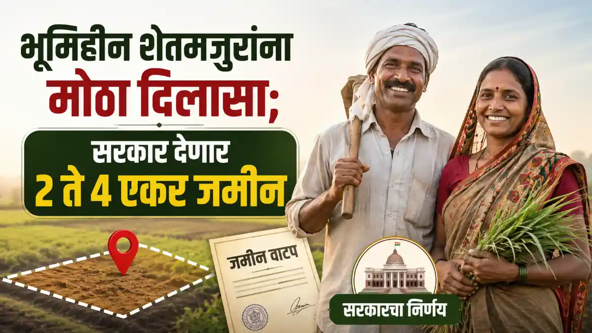 Maharashtra News Farm Land Distribution