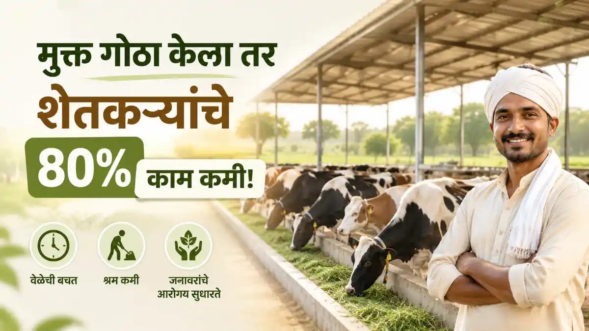 Open cattle shed system