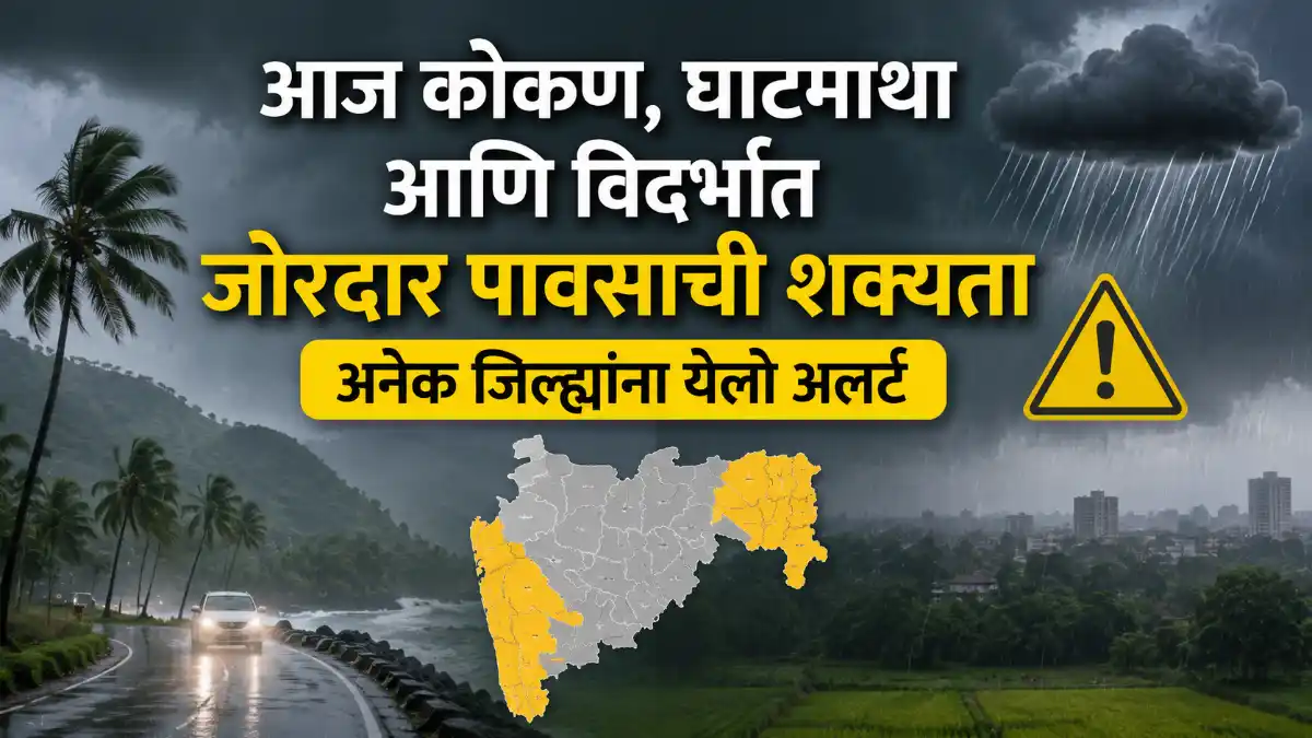 Maharashtra Rain Update IMD Forecast